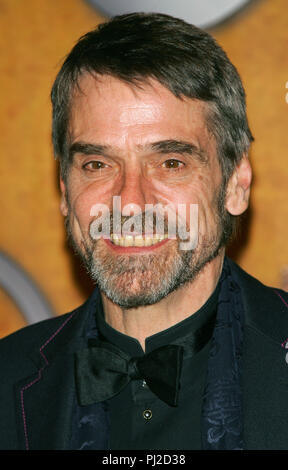 Los Angeles, USA, Sunday. 28th Jan, 2007. English actor Jeremy Irons smiles at the 13th Screen Actors Guild Awards at the Shrine Auditorium in Los Angeles, USA, Sunday, 28 January 2007. Credit: Hubert Boesl | usage worldwide/dpa/Alamy Live News Stock Photo