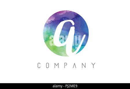 AT Circular Letter Logo with Circle Brush Design and Black Background ...