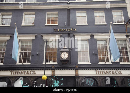 Tiffany & Co, New Bond Street, London England UK Stock Photo: 30275020 ...