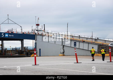 Tsawwassen Ferry Terminal Vancouver -Victoria , Canada Stock Photo
