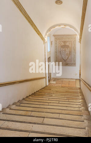 Ducal Palace interior, Palazzo Ducale, Urbino, Marche, Italy Stock Photo