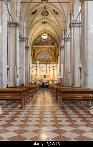 Basilica della Santa Casa interior, Loreto, Ancona, Marche, Italy Stock Photo