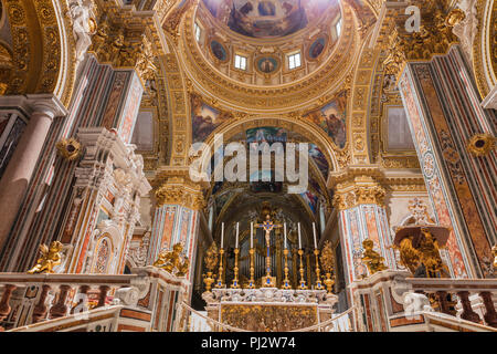 Abbey of Monte Cassino interior, Lazio, Italy Stock Photo