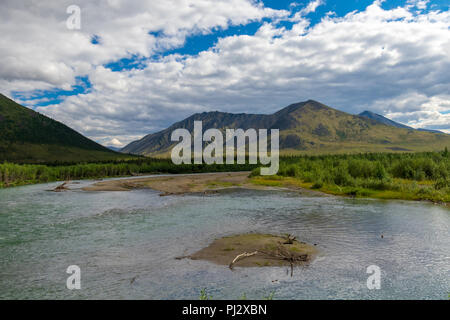 Ogilvie River, Yukon, Canada Stock Photo