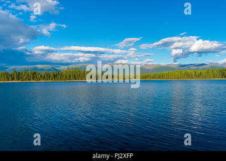 Boya Lake Provincial Park in British Columbia, Canada Stock Photo