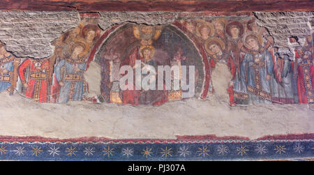 Pentecost mosaic (12th century), Abbey of Santa Maria di Grottaferrata, Lazio, Italy Stock Photo