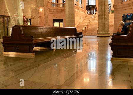 The Grand Hall in Chicago’s Union Station Stock Photo