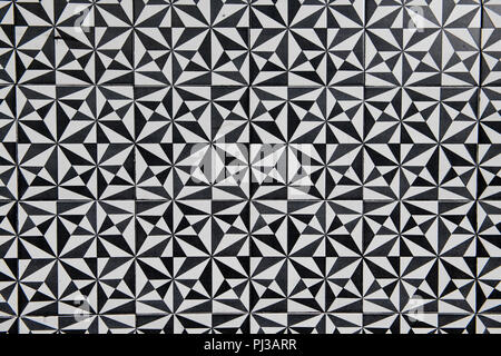 Mosaic tiles on wall Stock Photo