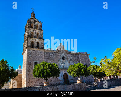 Immaculate Conception Church - Alamos, Sonora, Mexico Stock Photo