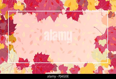 Abstract autumn background Stock Vector