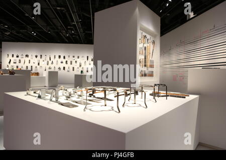 Japan house London Presents Biology Of Metal : Metal Craftsmanship in Tsubame-sanjo Stock Photo