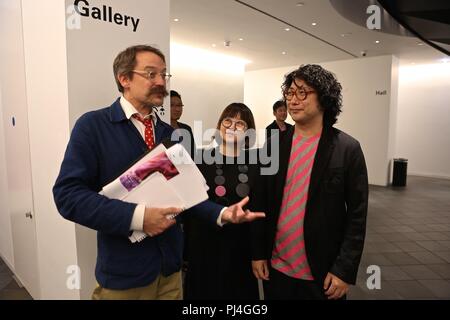 Japan house London Presents Biology Of Metal : Metal Craftsmanship in Tsubame-sanjo Stock Photo