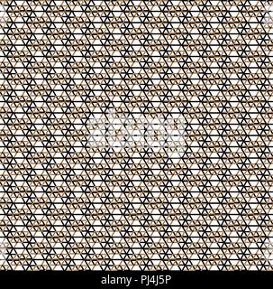 Honeycomb seamless hexagons pattern background vector and illustration Stock Vector