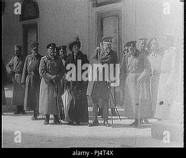 Balkan War 1912-1913 Film 01. Stock Photo