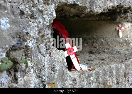 Hill 60 Ypres Salient Belgium Stock Photo