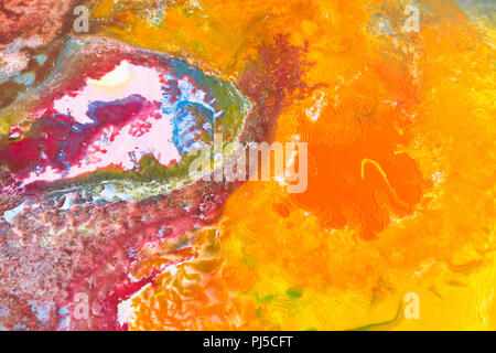 Detail of the Painting as a Background. Stock Photo