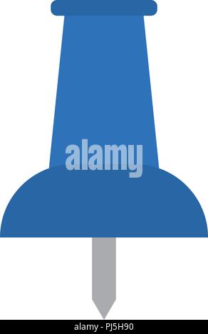 abstract pushpin icon Stock Vector
