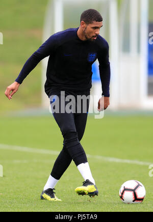 England's Ruben Loftus-Cheek during a training session at St Georges' Park, Burton Stock Photo