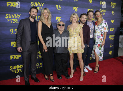 Charlie Day, Mary Elizabeth Ellis, Kaitlin Olson, Rob McElhenney, Glenn  Howerton It's Always Sunny in Philadelphia & The League Season Premiere  Hollywood. USA - 09.10.12 Where: Hollywood, CA When: 09 Oct 2012 Stock  Photo - Alamy