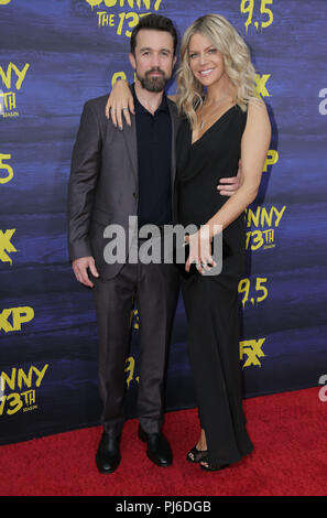 U.S. 4th Sep, 2018. 04 September 2018 - Westwood, California - Kaitlin Olson, Rob McElhenney. Premiere Of FXX's ''It's Always Sunny In Philadelphia'' Season 13 held at Regency Bruin Theatre. Photo Credit: PMA/AdMedia Credit: Pma/AdMedia/ZUMA Wire/Alamy Live News Stock Photo