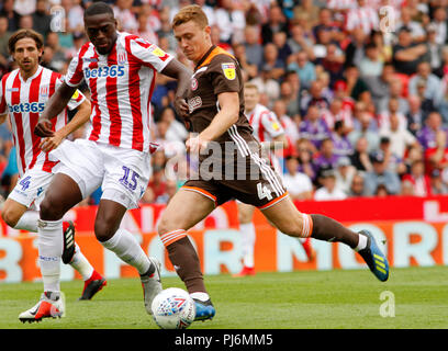 Stoke City v Brentford FC Stock Photo