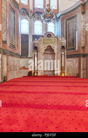 Zeyrek Mosque interior, former Monastery of the Pantocrator, Istanbul, Turkey Stock Photo