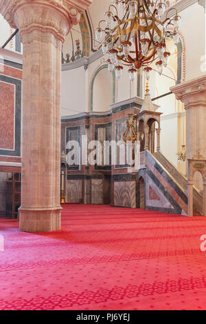 Zeyrek Mosque interior, former Monastery of the Pantocrator, Istanbul, Turkey Stock Photo