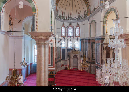 Zeyrek Mosque interior, former Monastery of the Pantocrator, Istanbul, Turkey Stock Photo