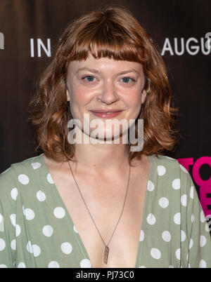 New York, NY - August 29, 2018: Colby Minifie attends 'An Actor Prepares' New York Screening at Metrograph Stock Photo