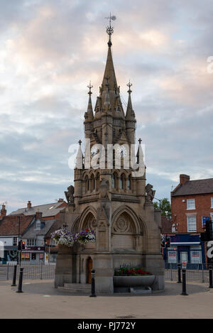 The Shakespeare Memorial Fountain, Rother Street, Stratford Upon Avon, Warwickshire, England. Stock Photo