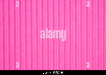 Pink corrugated paper texture, use for background. vivid colour with copy space for add text or object. Stock Photo