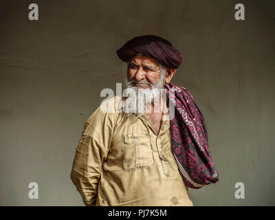 Kutchy man in ,Kutch,Gujrat , India Stock Photo