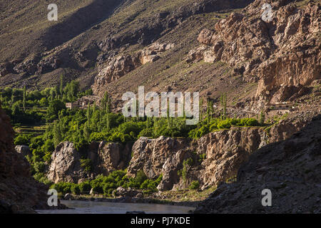 View of the Indus valley in Ladakh, India Stock Photo