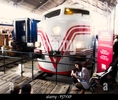 Museo del Ferrocarril. Madrid. España Stock Photo