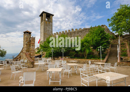 Castle of Preza, Kalaja e Prezës, Qark Tirana, Albania Stock Photo