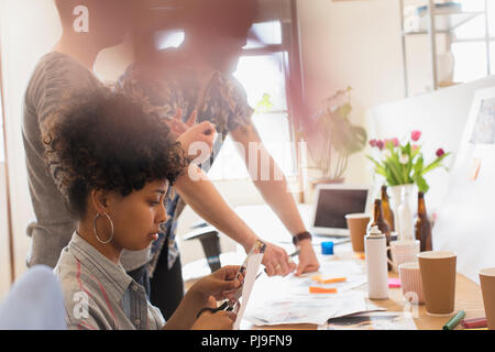 Creative designers working in office Stock Photo