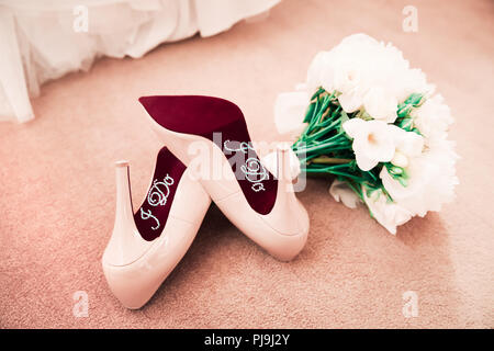 I Do Wedding Shoes Stickers on High Heels