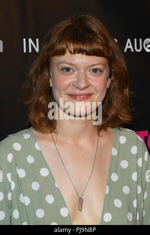 NEW YORK, NY - AUGUST 29: Colby Minifie attends 'An Actor Prepares' New York Screeningat Metrograph on August 29, 2018 in New York City. Stock Photo