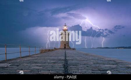 Lightning Storm Stock Photo