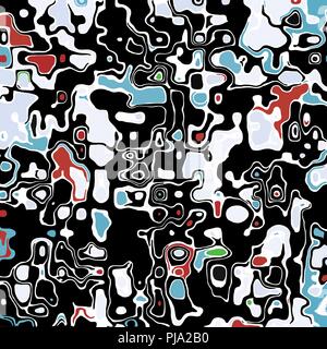 the colorful digital pattern Stock Vector