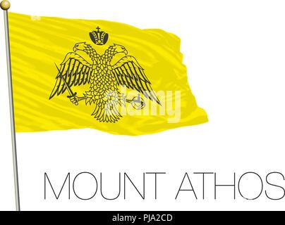 Mount Athos autonomous territory, Greece Stock Vector