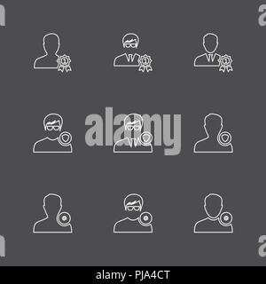 avtar , user , profile , avatar , dp , picture , profile picture , man , women , girl , boy , kid , child , male , female , icon, vector, design,  fla Stock Vector