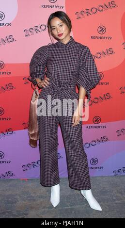 Brooklyn, NY, USA. 5th Sep, 2018. Jamie Chung at arrivals for Opening Night Of Refinery29's Fourth Annual 29Rooms, 588 Baltic Street, Brooklyn, NY September 5, 2018. Credit: RCF/Everett Collection/Alamy Live News Stock Photo