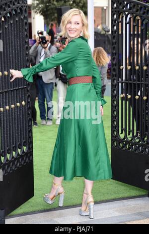 London,  UK. 5th Sept 2018. Cate Blanchett, A House With A Clock In Its Walls World Premiere, Westfield, White City, London.UK Credit: michael melia/Alamy Live News