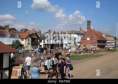 Aldeburgh town and beach Suffolk UK 2018 Stock Photo