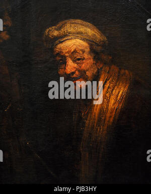 Rembrandt, Rembrandt Harmensz van Rijn, called (1606-1669). Dutch painter and printmaker. Self-portrait, 1632-1633. Wallraf-Richartz Museum. Cologne. Germany. Stock Photo