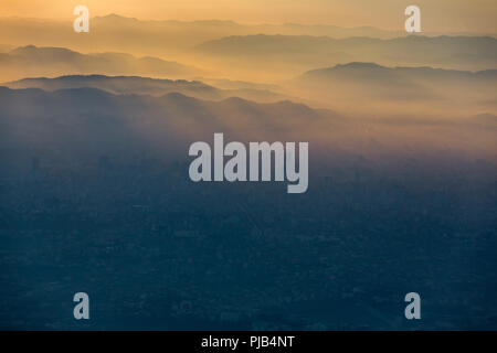 City Views of Tirana, capital of the Balkan state and poorhouse of Europe Albania. Stock Photo