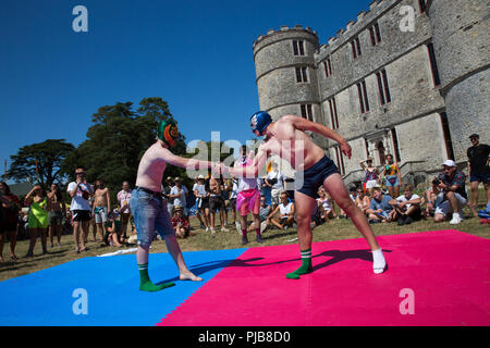 Bestival 2018 at Lulworth Castle in Wareham  Featuring: Atmosphere Where: Lulworth, United Kingdom When: 03 Aug 2018 Credit: WENN.com Stock Photo