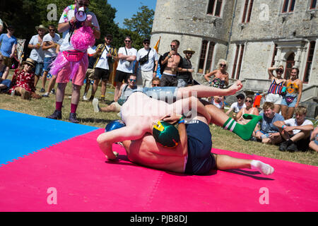 Bestival 2018 at Lulworth Castle in Wareham  Featuring: Atmosphere Where: Lulworth, United Kingdom When: 03 Aug 2018 Credit: WENN.com Stock Photo