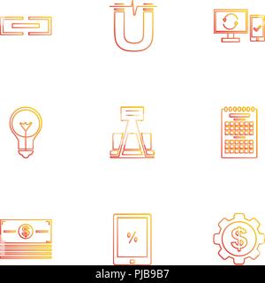 camcoder , camera , video , multimedia , computer , setting , percentage , chemical , news , keyboard,  board , camera , messages ,icon, vector, desig Stock Vector